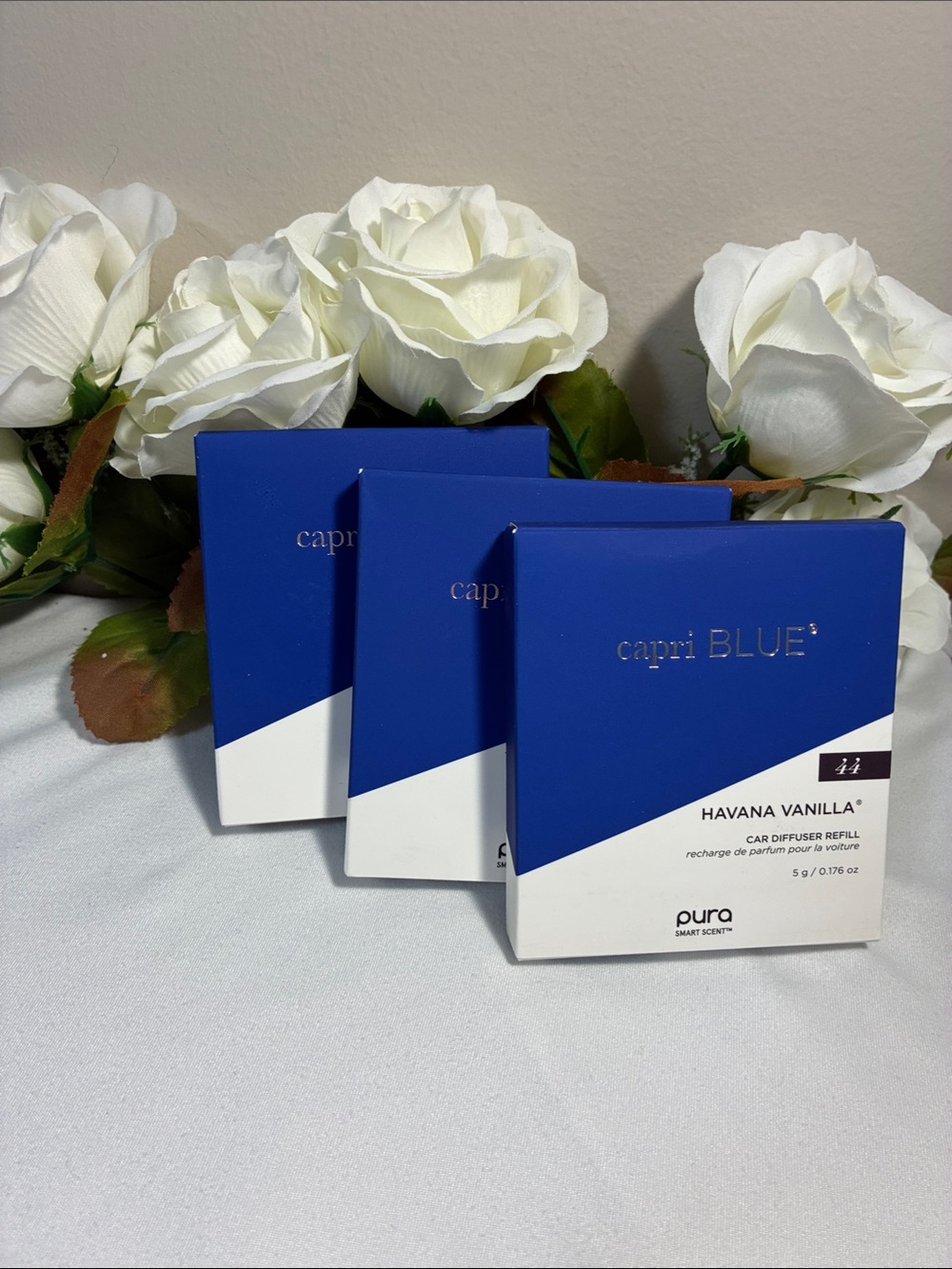 Capri Blue Pura Car Diffuser Refills - Havana Vanilla, 3 Pack